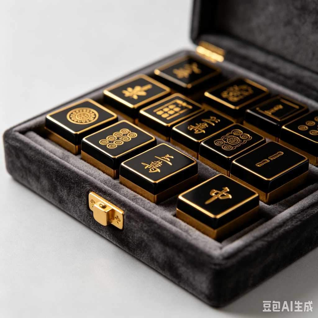 luxury minimalist mahjong set